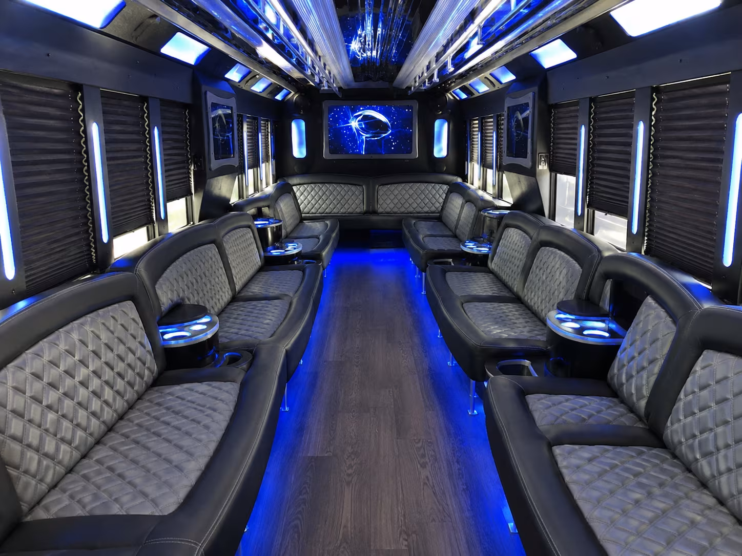 santa maria holiday party bus rental