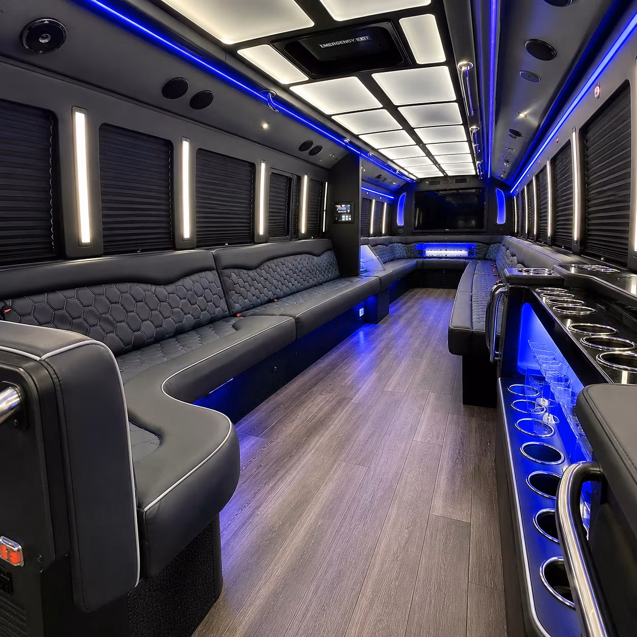 santa maria party bus rentals inside