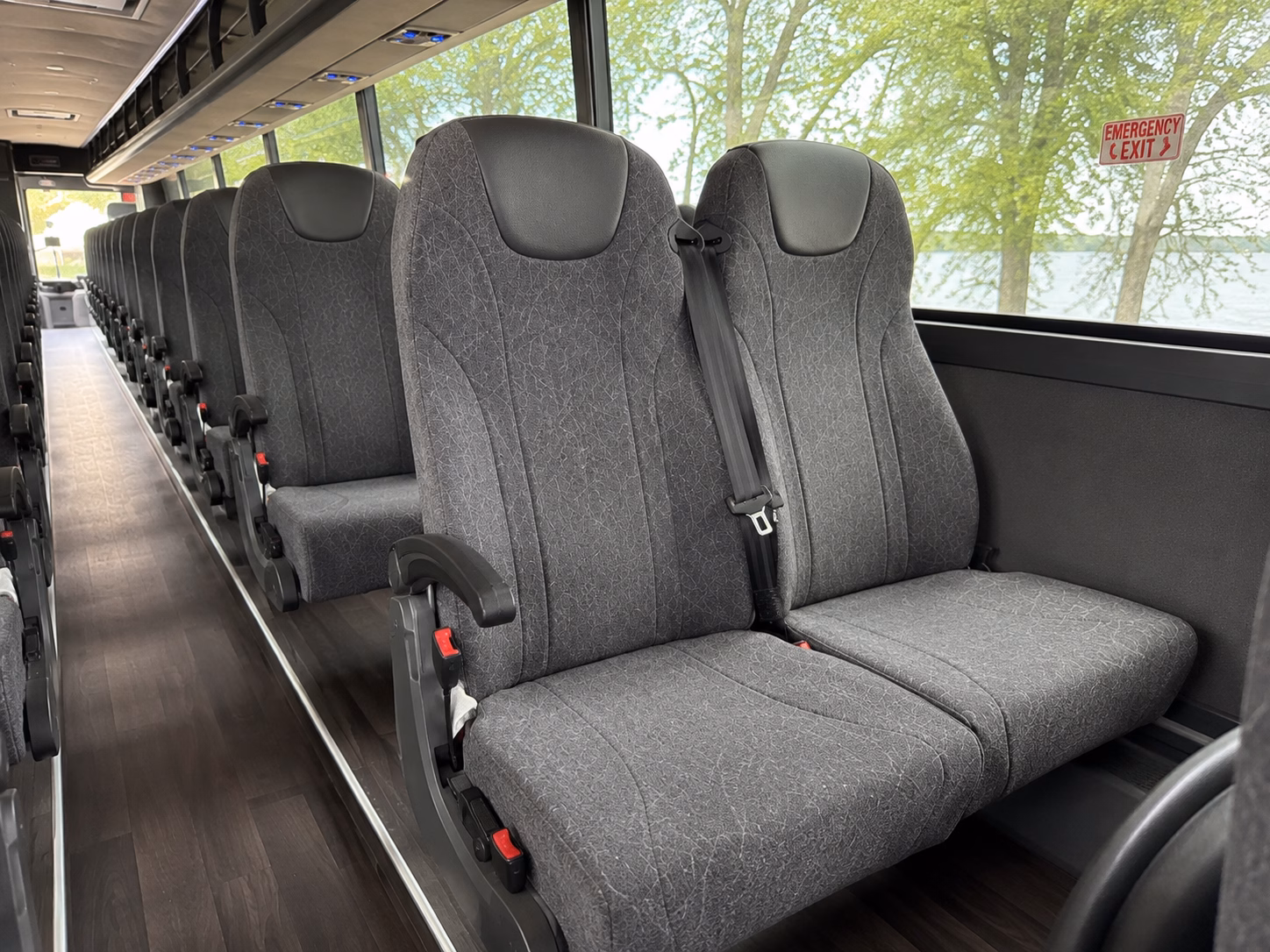 santa maria religious group transportation onboard seating