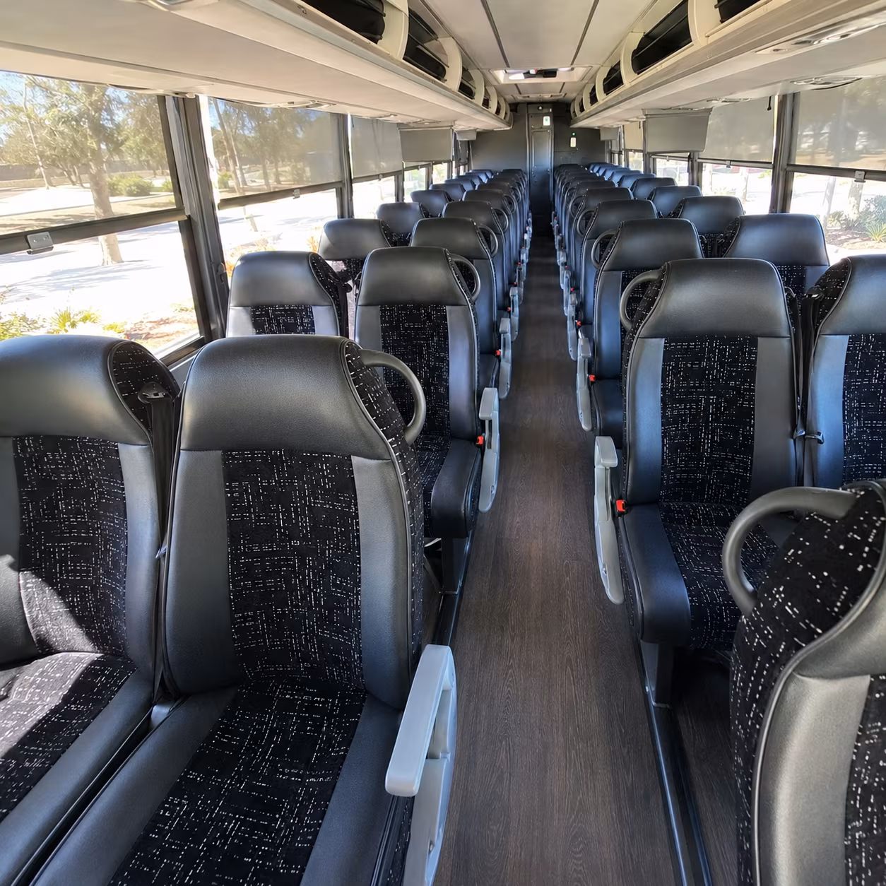 santa maria wedding transportation onboard seating